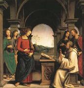 PERUGINO, Pietro The Vision of St Bernard (mk08) china oil painting artist